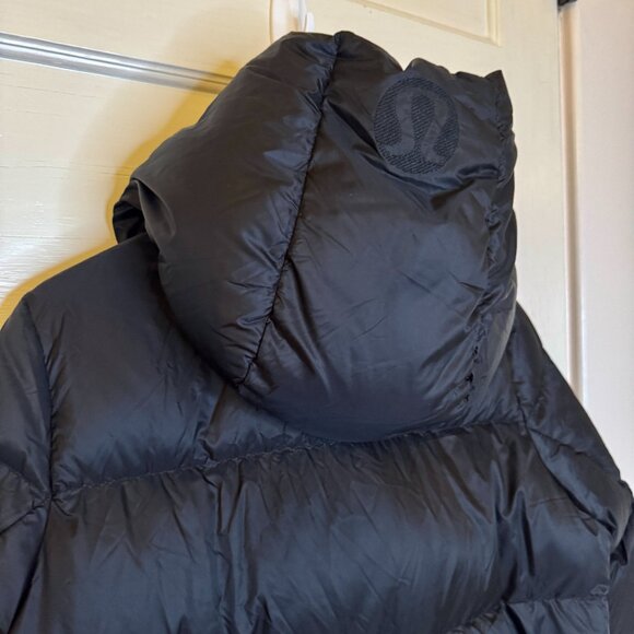 Lululemon Cloudscape Wrap Coat – Black – Size 8 - Picture 10 of 15